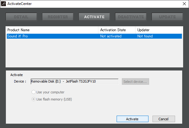 sct device updater says device not connected