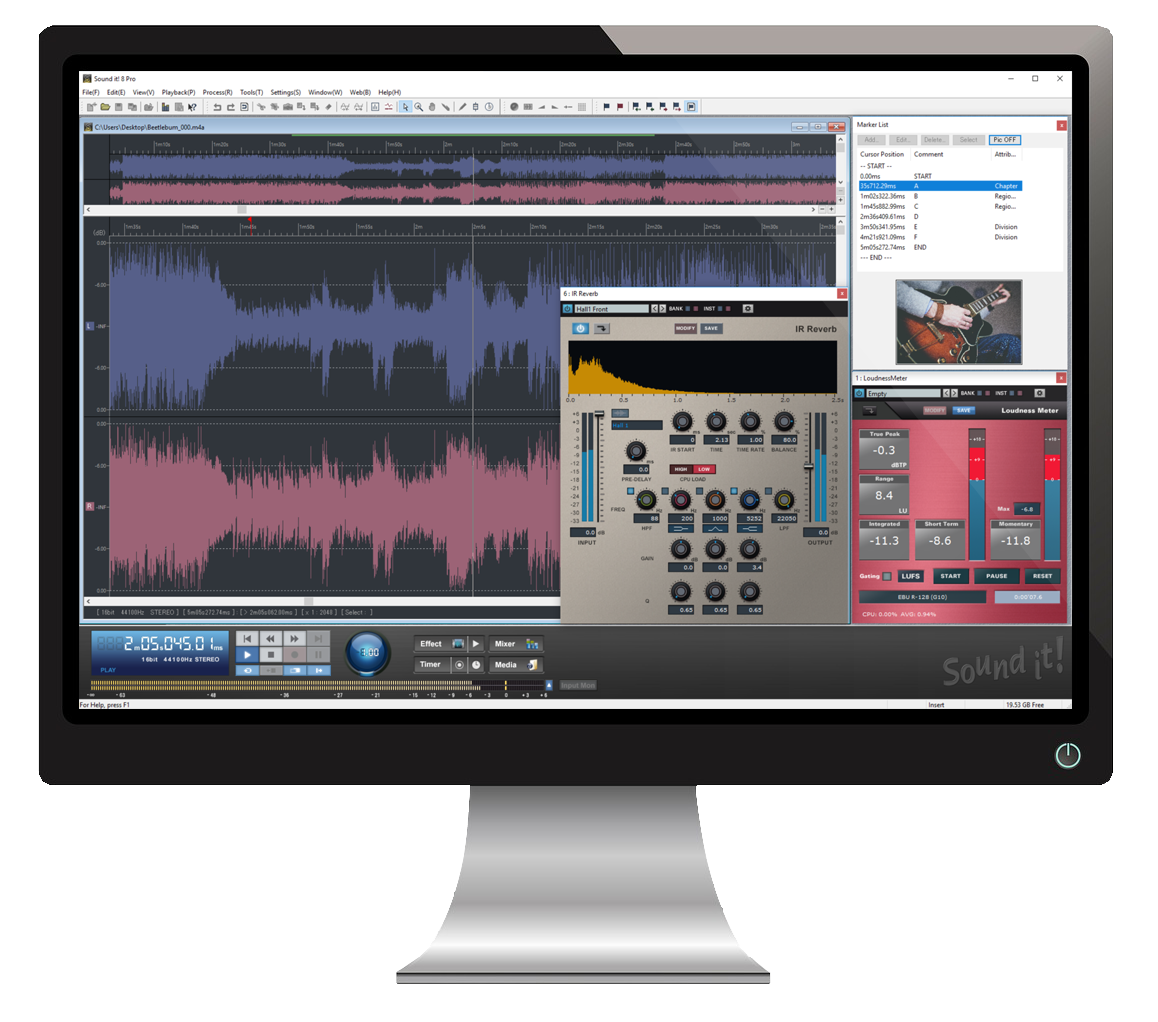 Audio editing software Sound it! | INTERNET Co., Ltd.